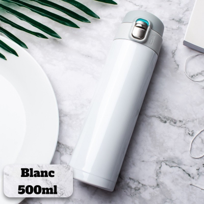 gourde thermos blanc
