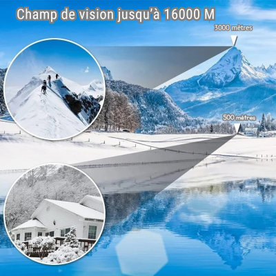jumelles champs de vision 16000 metres