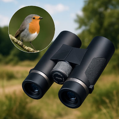 representation de la vue d un oiseau avec les jumelles