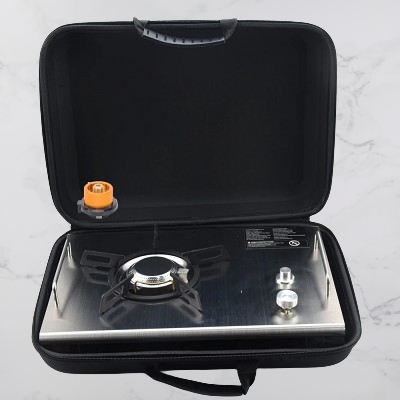 Réchaud à gaz camping - CampGasStove - Gris
