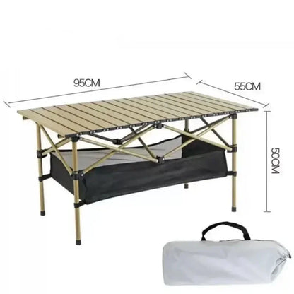 Table Pliante Camping - CampFlex™ - Beige