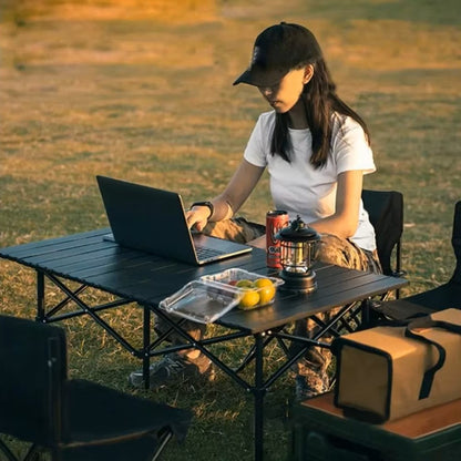 Table Pliante Camping - CampFlex - Noir