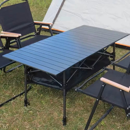 Table Pliante Camping - CampFlex - Noir