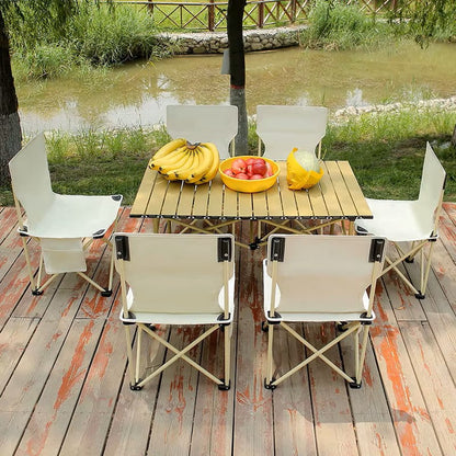 Table Pliante Camping - CampFlex™ - Beige
