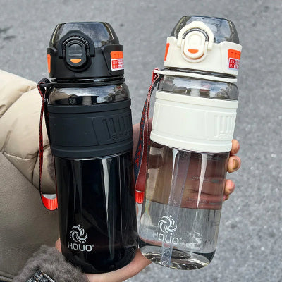gourde 1 litre noir blanc