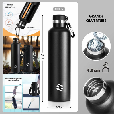 gourdes inox bcool grande ouverture